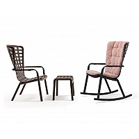 Folio rocking armchair